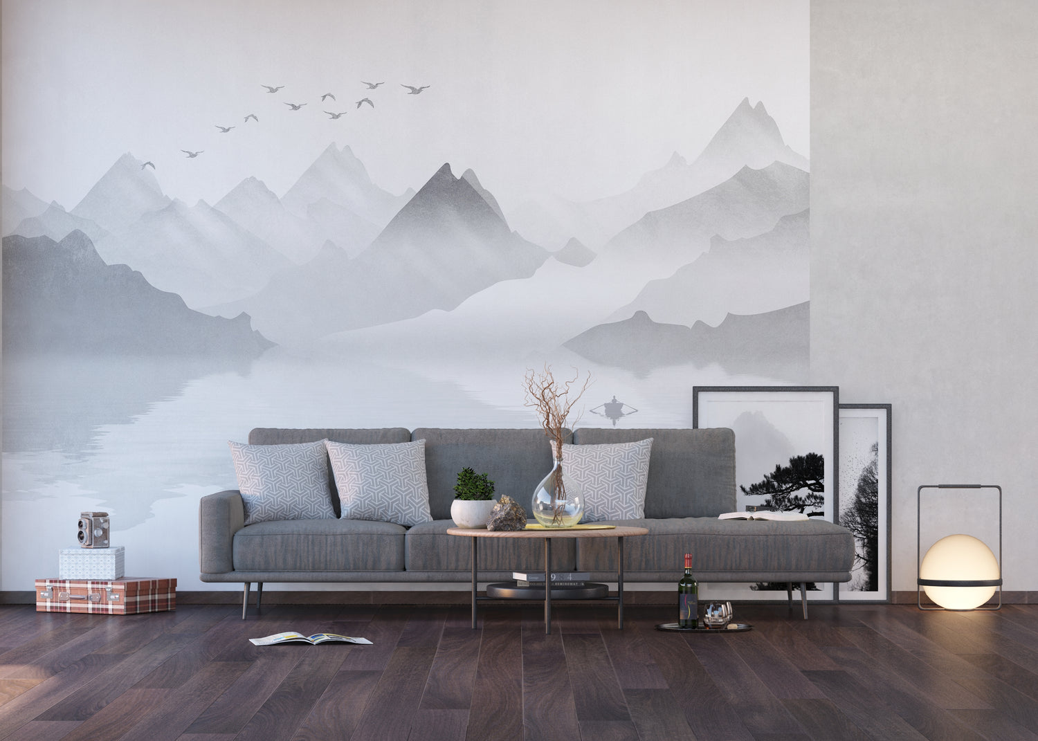 'Wall prints' – A stylish arrangement of wall prints, enhancing interior decor
