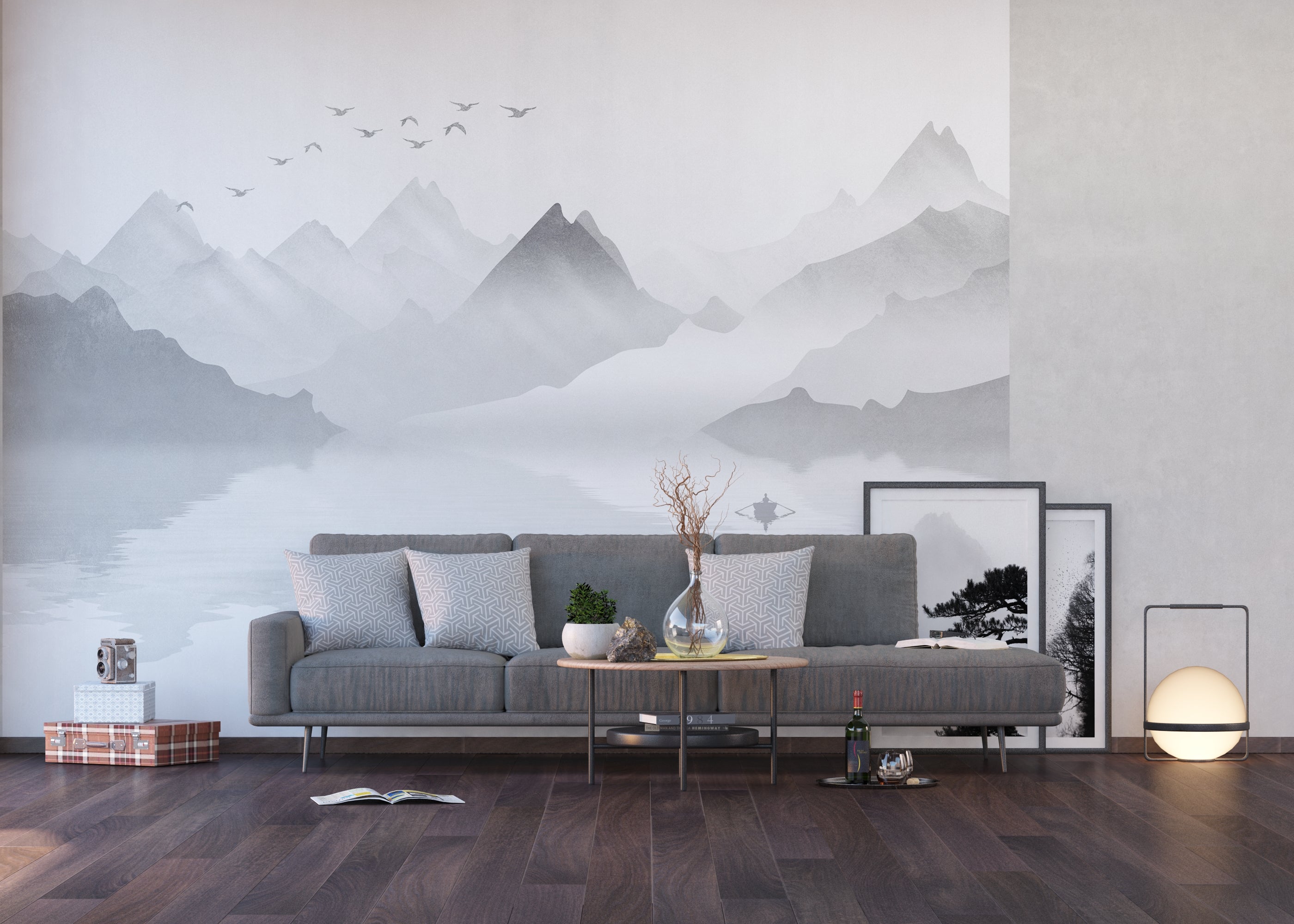 'Wall prints' – A stylish arrangement of wall prints, enhancing interior decor