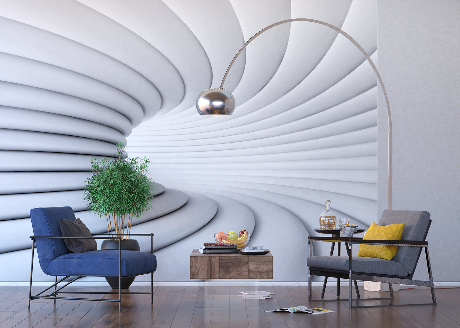Transformative 'Office Wall Murals' enhancing workspace aesthetics