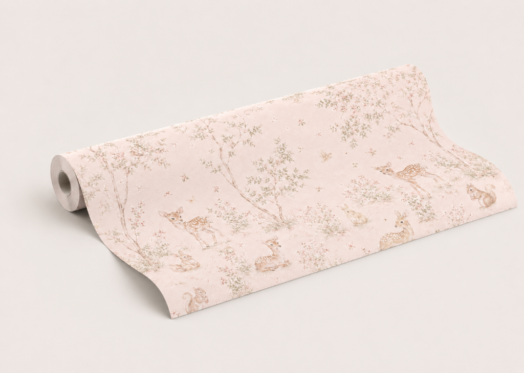 Secret Garden Fawns - Wallpaper Roll Preview
