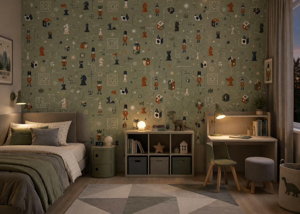 Game Master Boys Strategy Wall Mural - Room View 3
