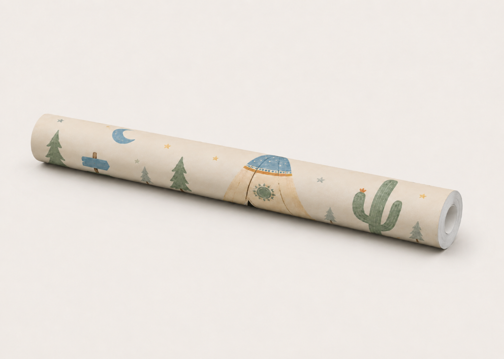 Wild Camp Adventure - Wallpaper Roll Preview