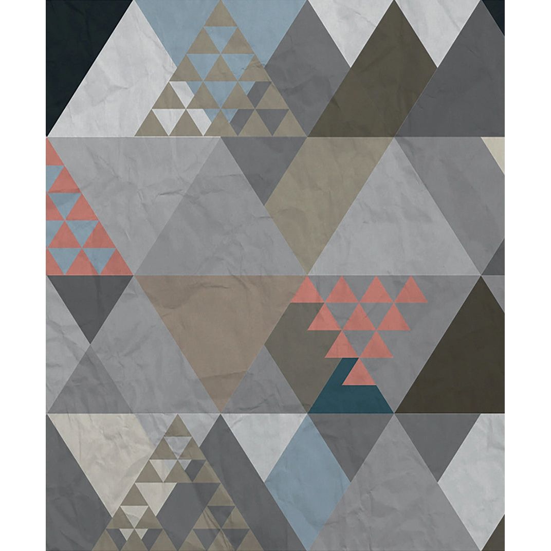 Geometric Harmony: Abstract Mosaic Wall Mural