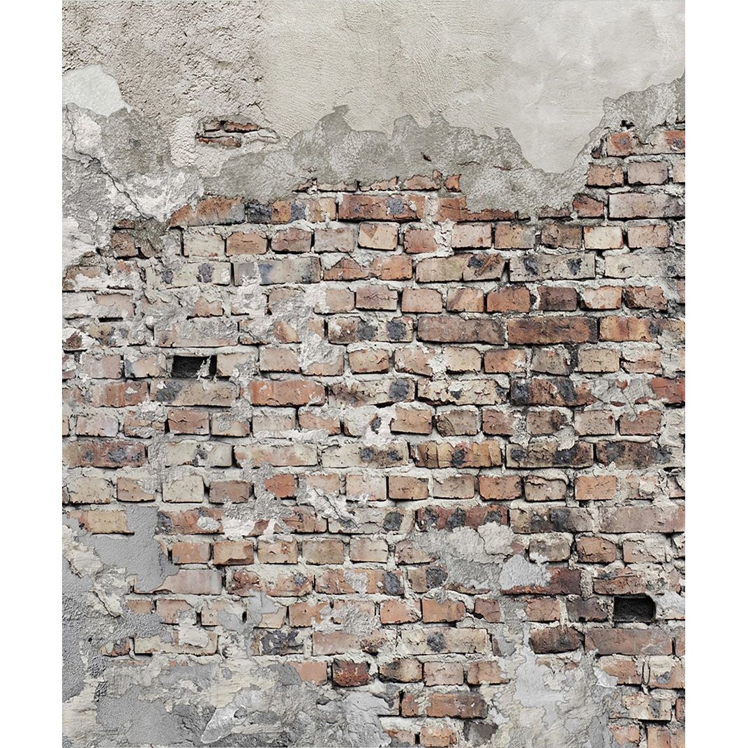 Urban Elegance Wall Mural: The Allure of Weathered Bricks