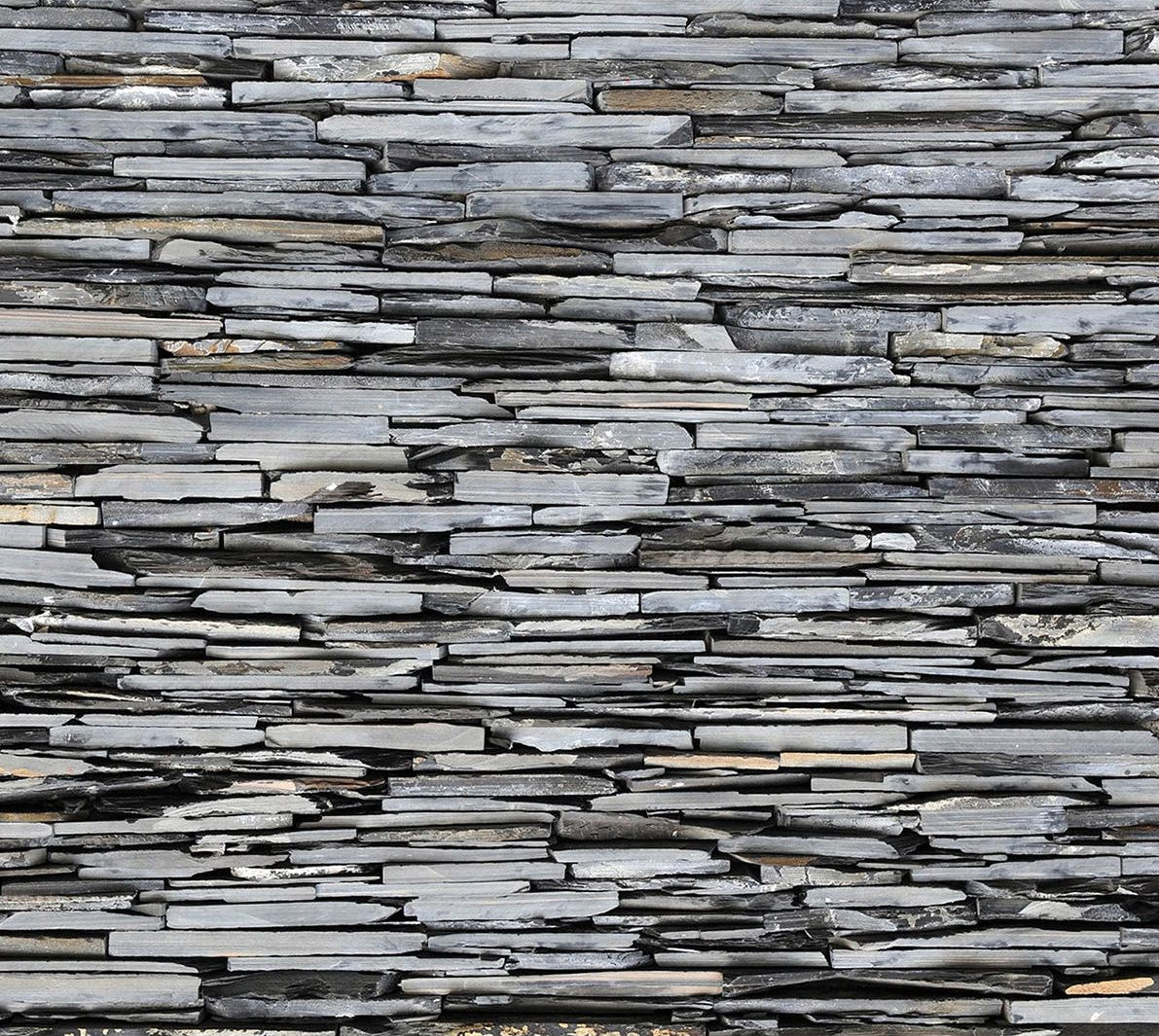 Urban Elegance: Black & Gray Brick Wall Mural