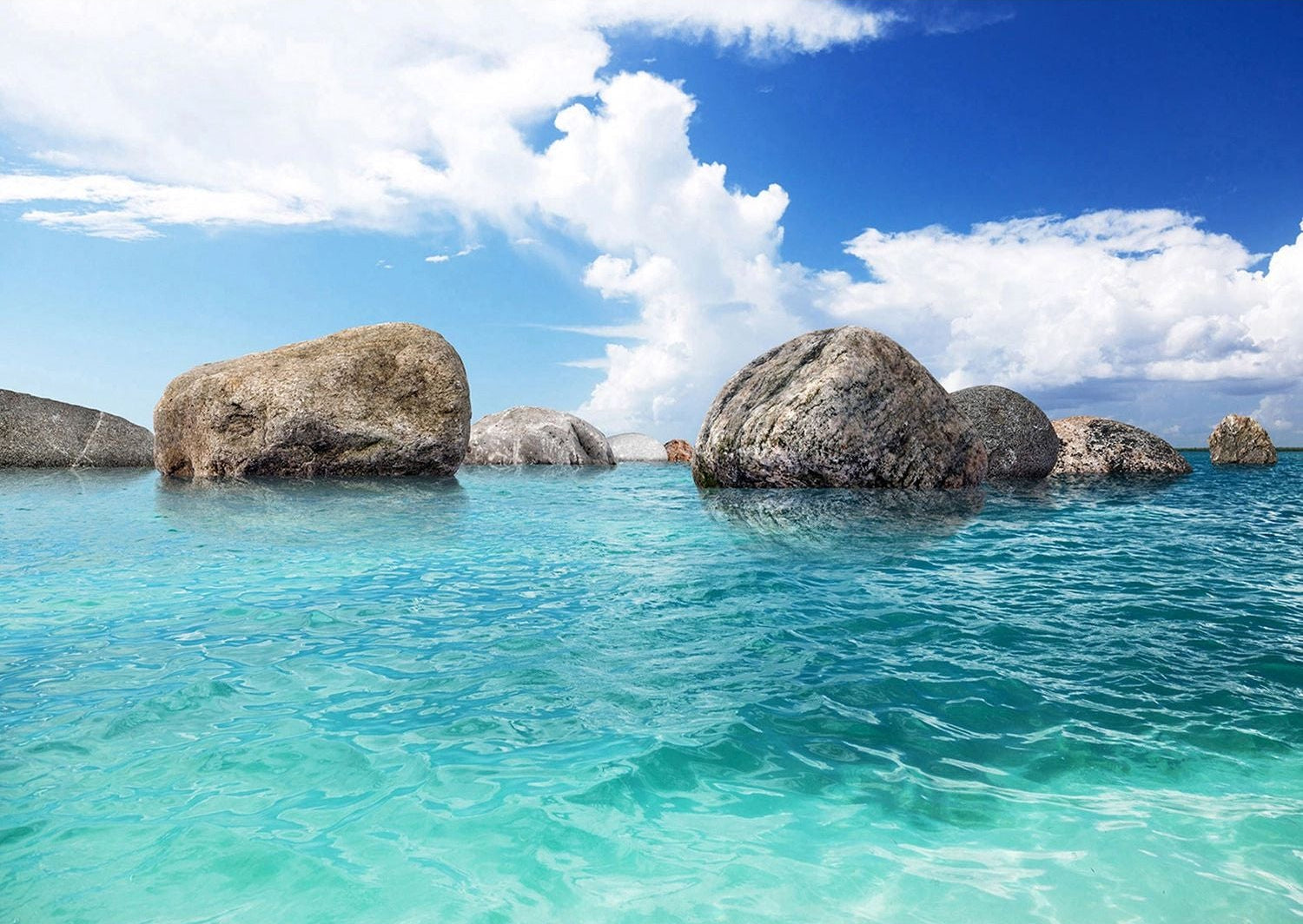 Coastal Majesty: Seaside Rocks Wall Mural