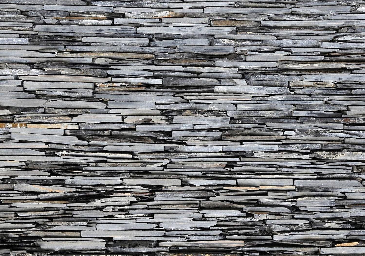 Urban Elegance: Black & Gray Brick Wall Mural