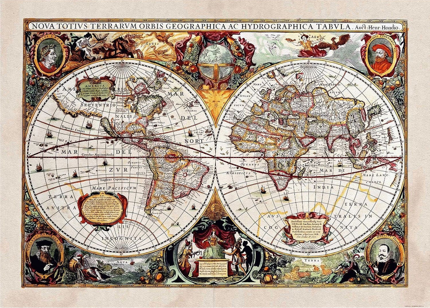 World Explorer: Map Wall Mural
