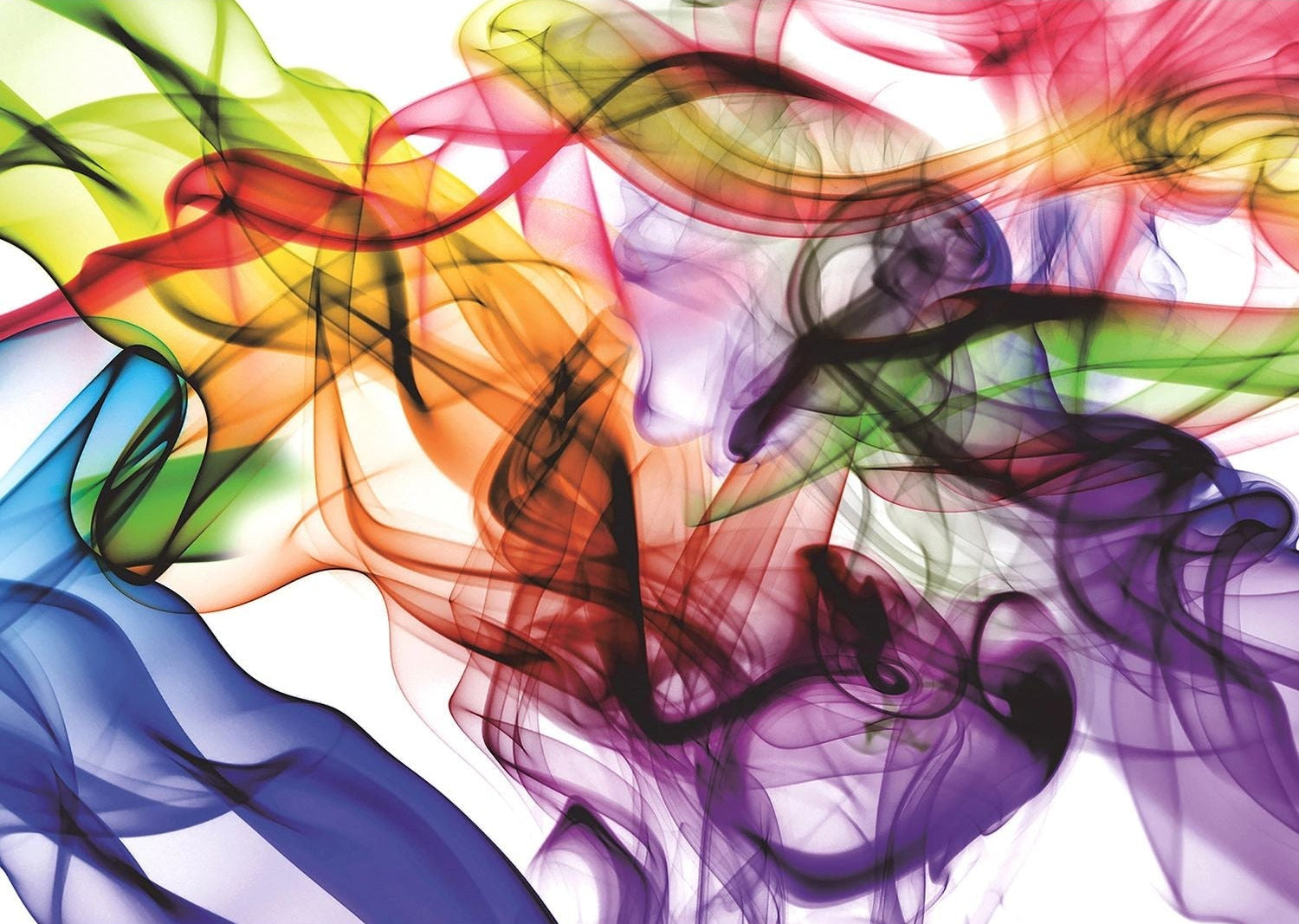 Dance of Colors Wall Mural: Ignite Your Space with Vibrant Abstraction