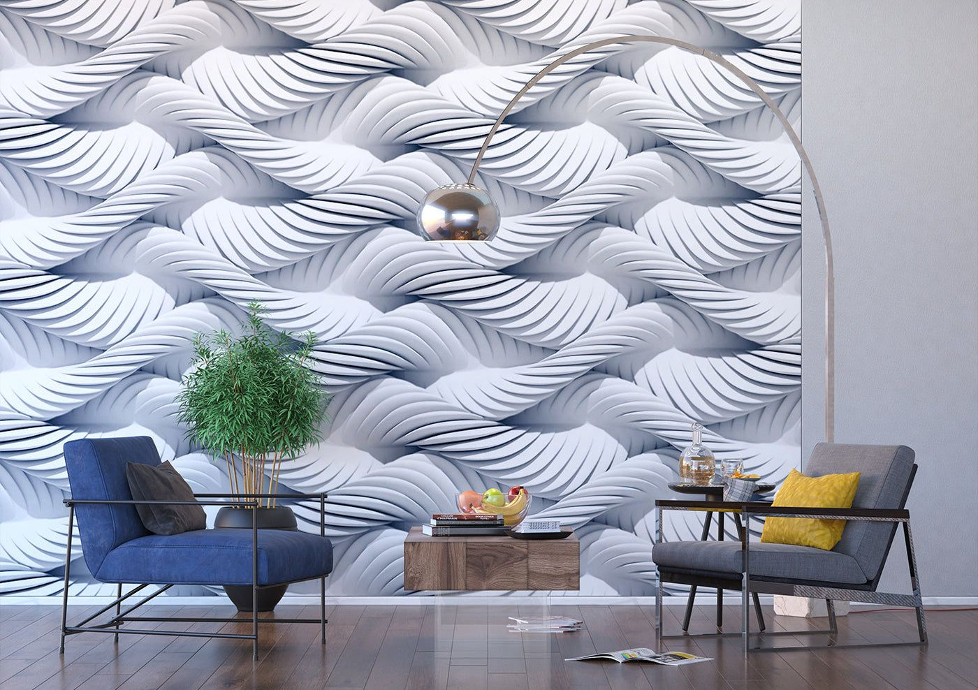 Whimsical Ripples Wall Mural