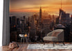 Sunset Serenity: Cityscape Wall Mural