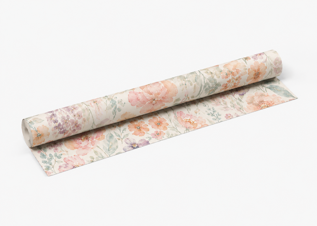 Peach Blossom Garden - Wallpaper Roll Preview