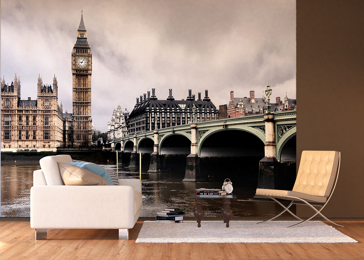 Removable Wall Murals adding artistry to interior decor.