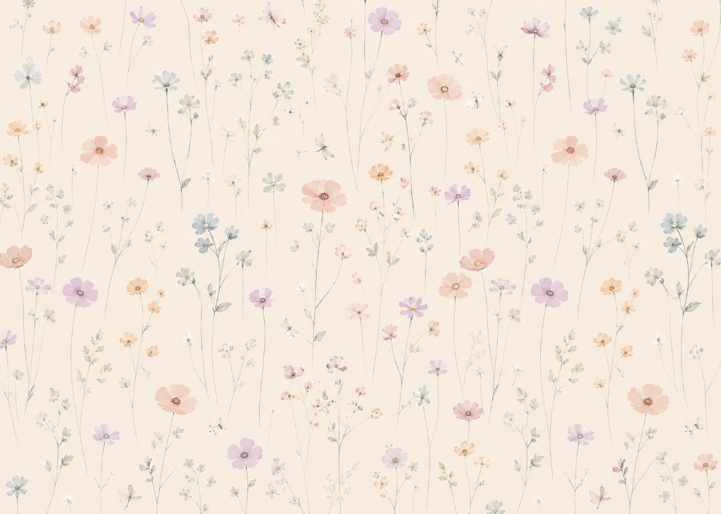 Pastel Cosmos - Mural Design Flat View