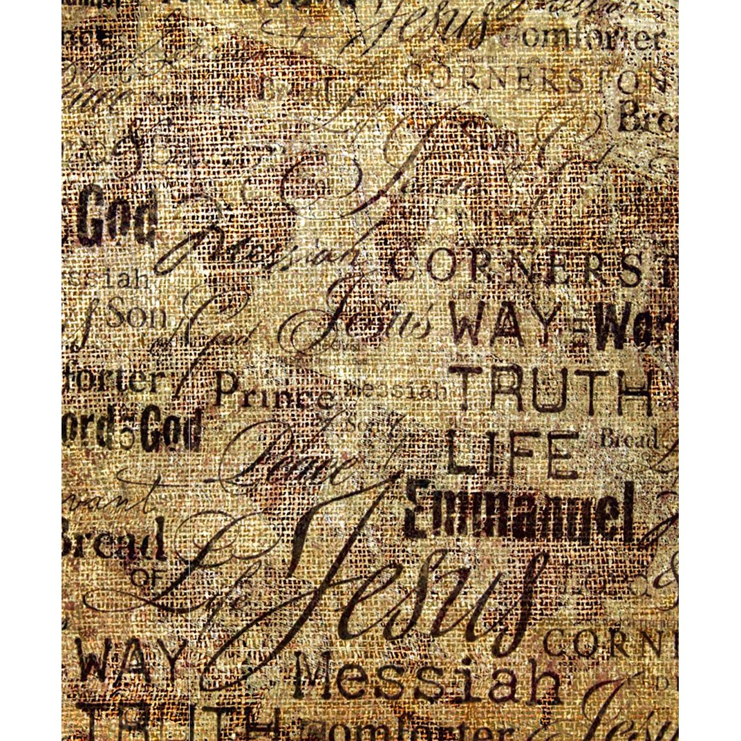 Golden Whispers: Words on Light Gold Wall Mural