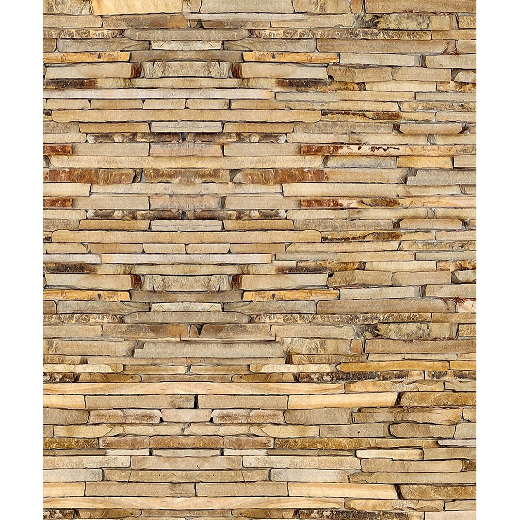 Earthen Elegance: The Rustic Stone Wall Mural