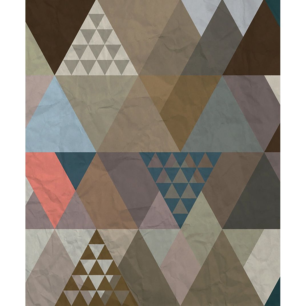 Modern Mosaic: Chic Triangular Wall Mural