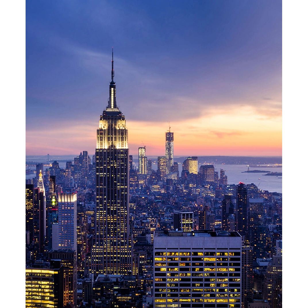 Dusk Over Manhattan: New York Skyline Wall Mural