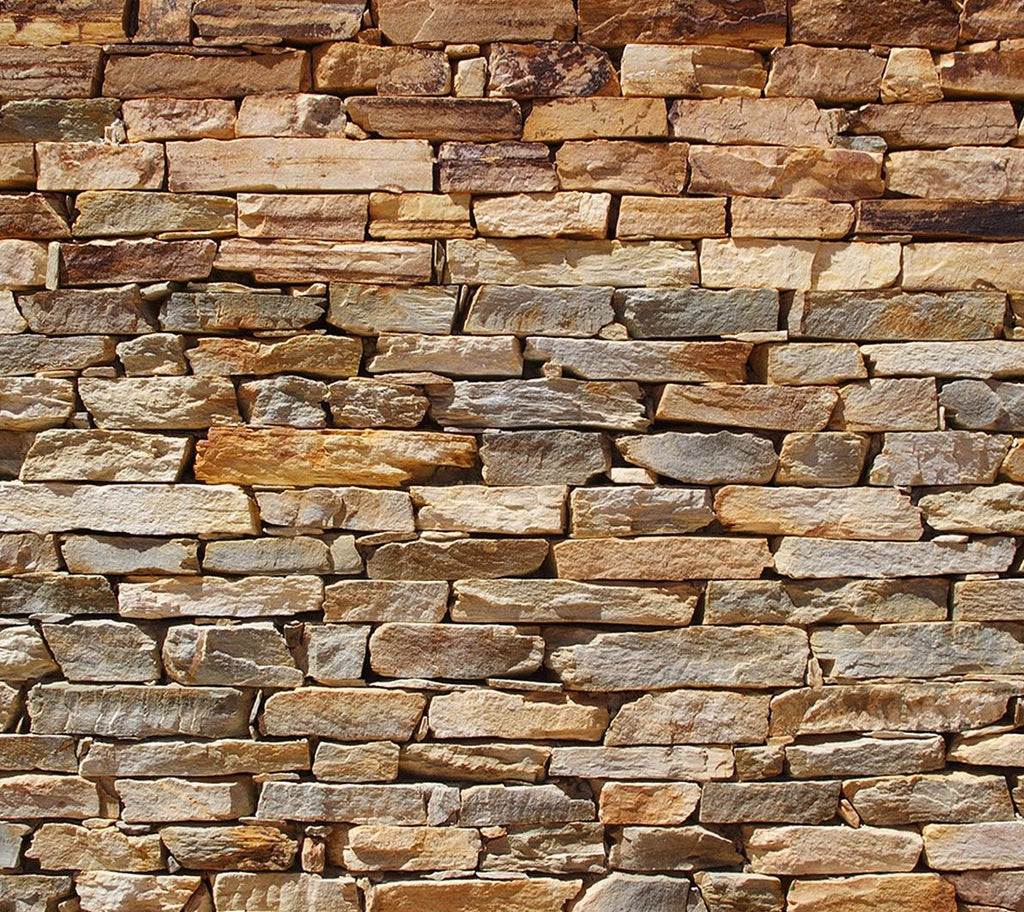 Earthy Charm: Brown Brick Wall Mural