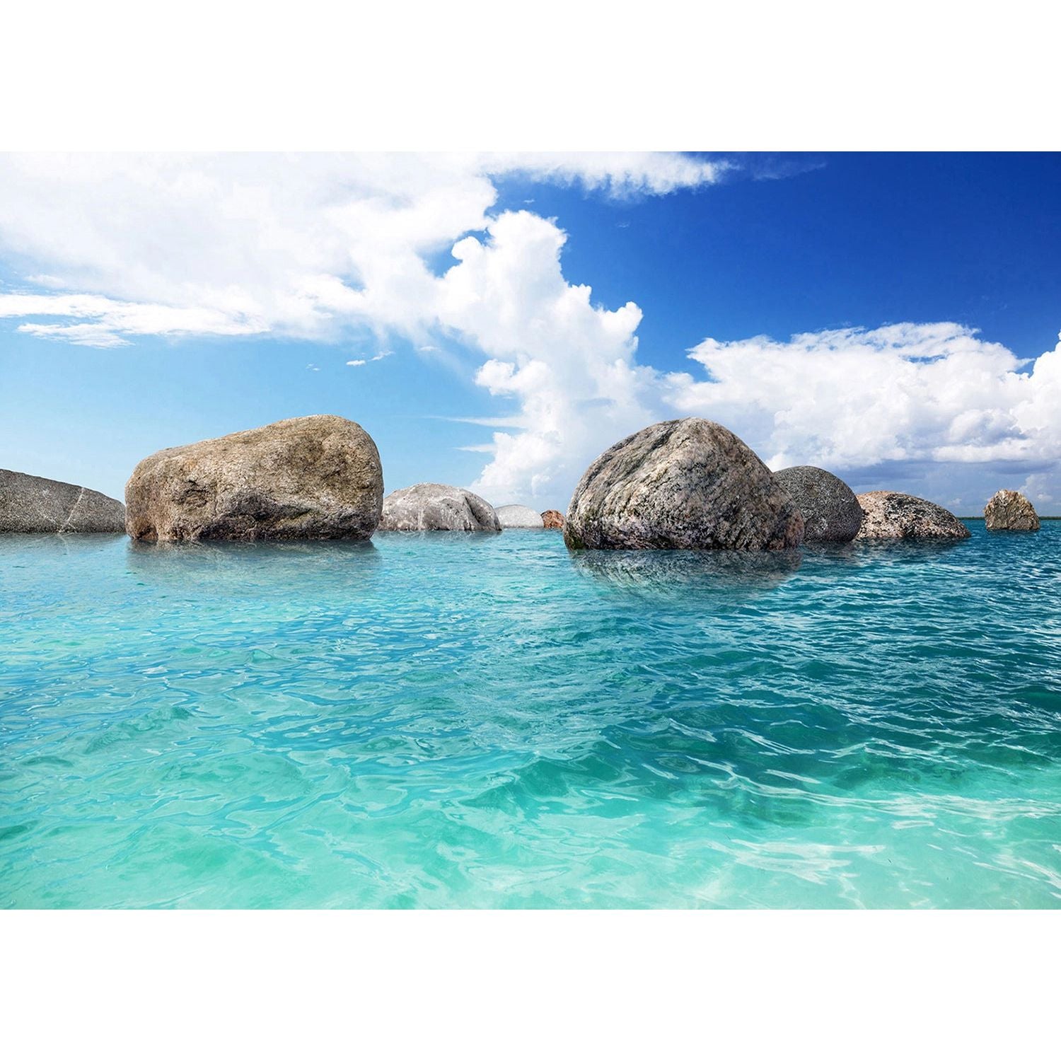 Coastal Majesty: Seaside Rocks Wall Mural