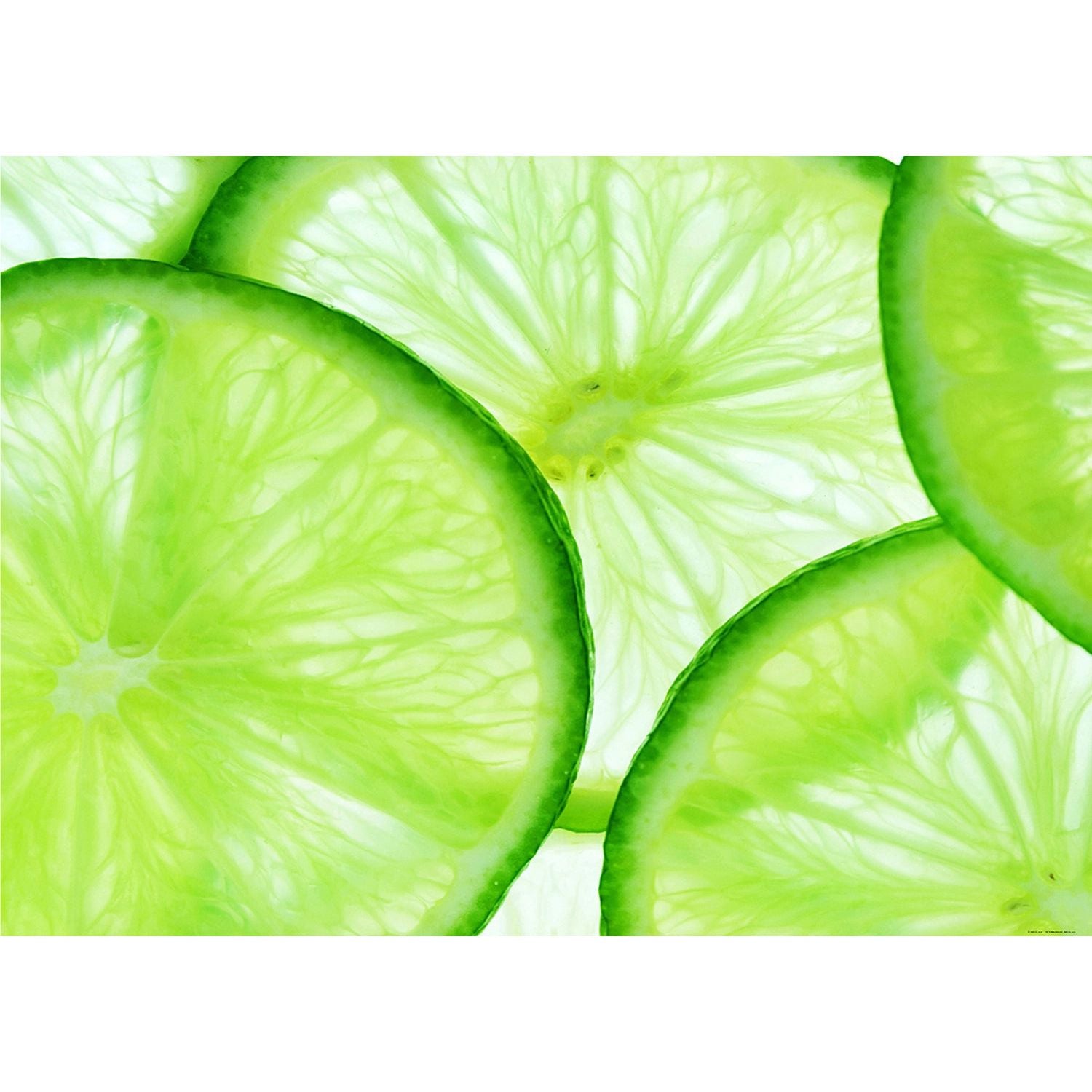 Fresh Citrus Slice: Vibrant Lemon Wall Mural
