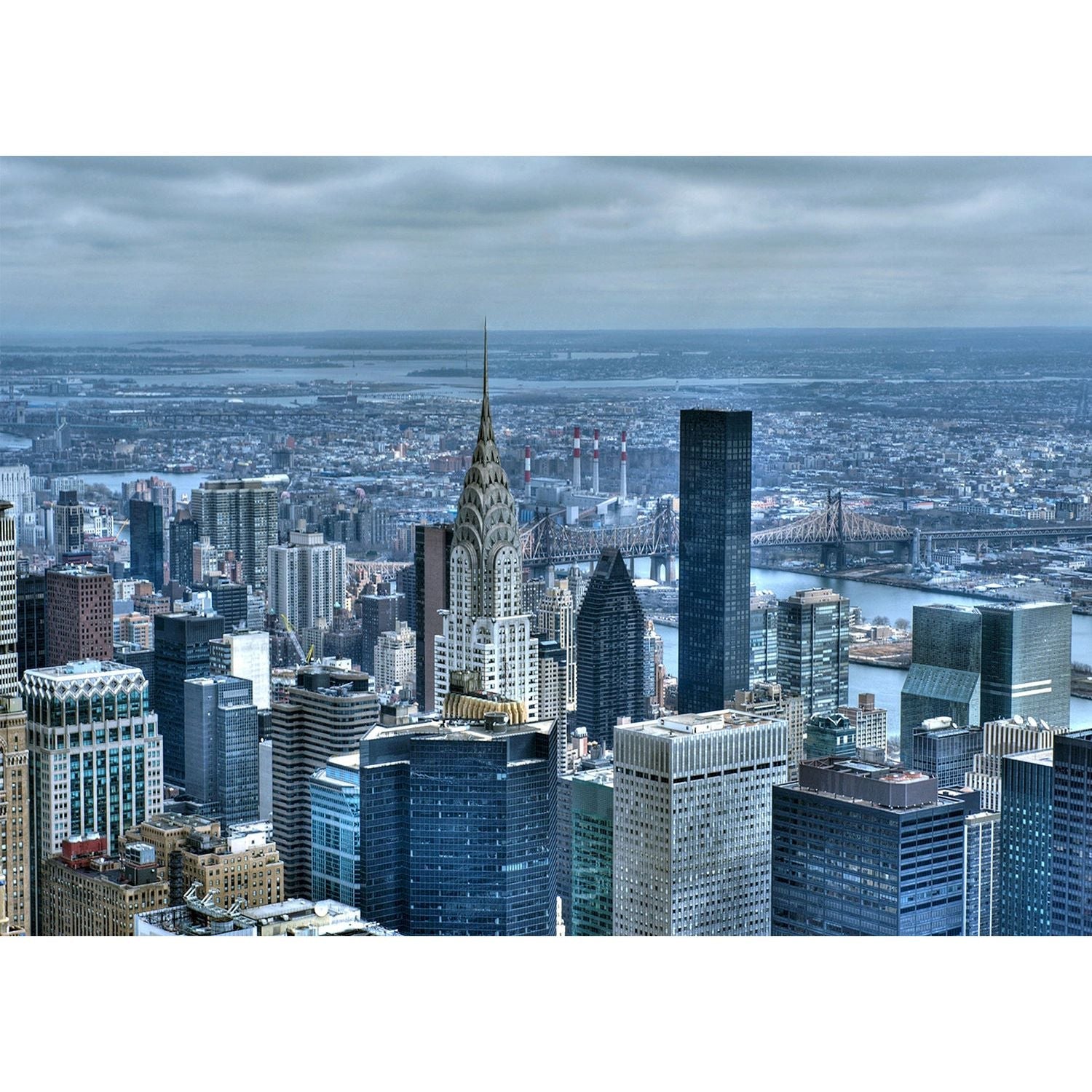 Metropolitan Majesty Wall Mural: Urban Skyline Panorama