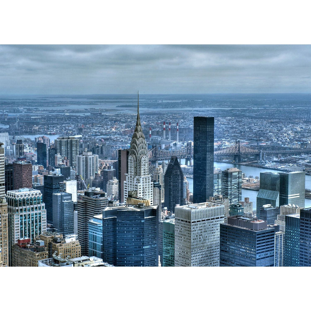 Metropolitan Majesty Wall Mural: Urban Skyline Panorama