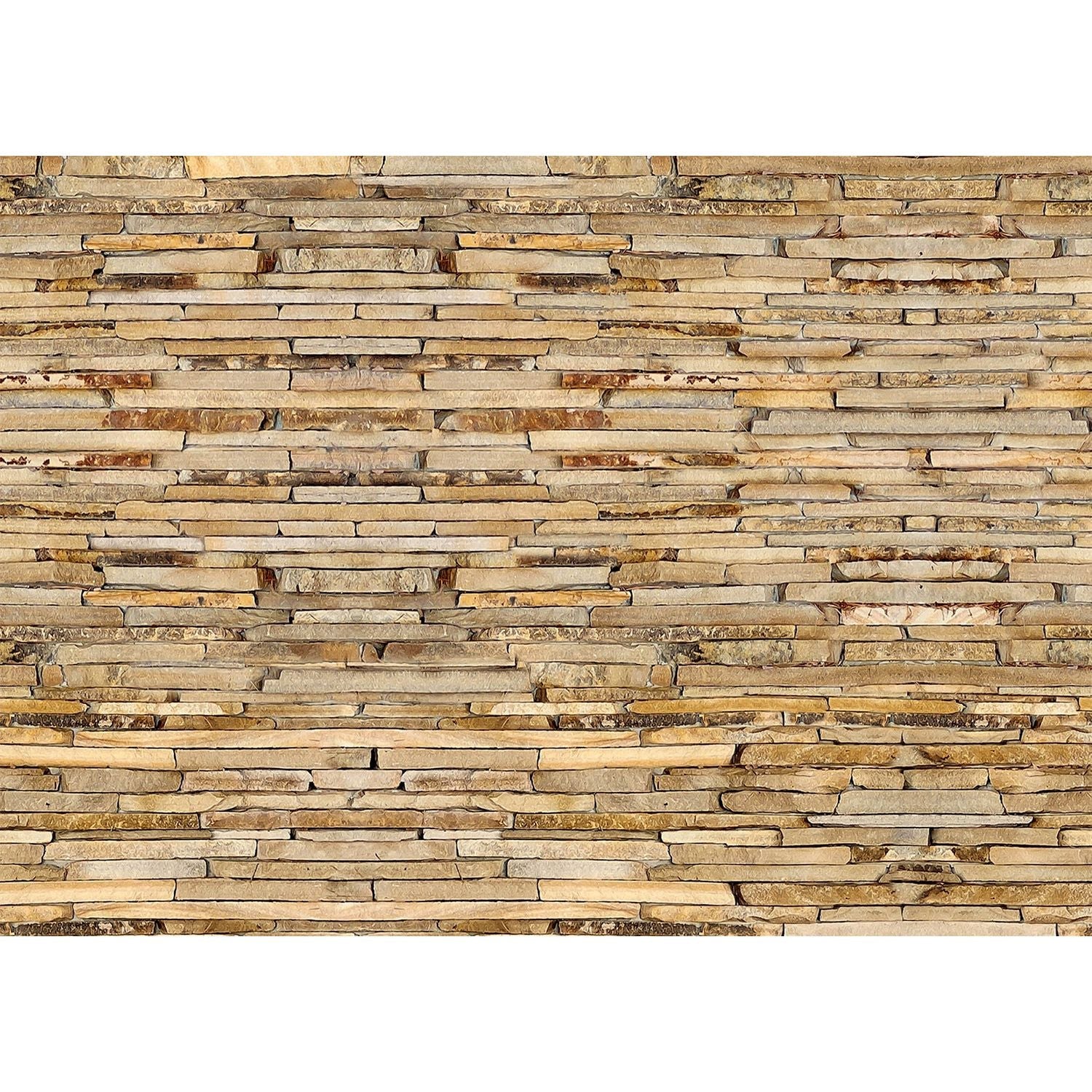 Earthen Elegance: The Rustic Stone Wall Mural