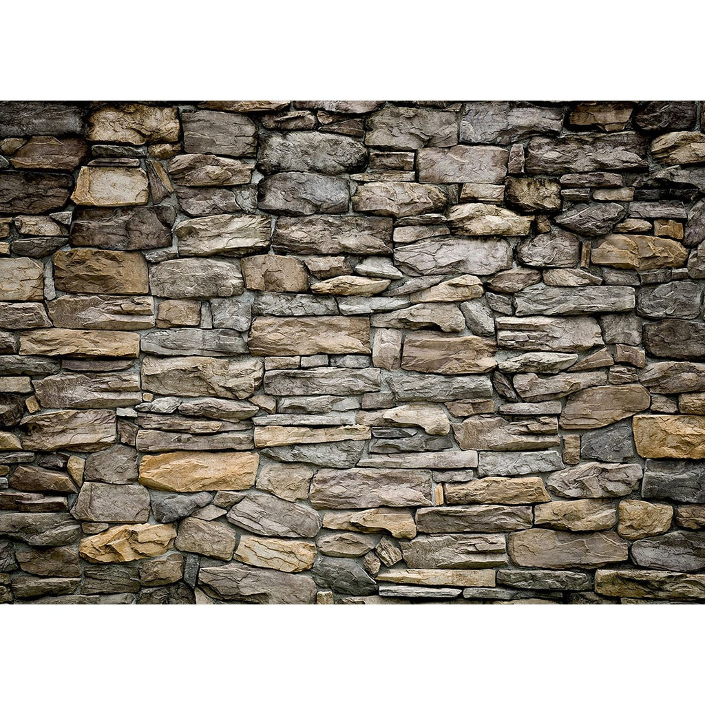 Rustic Masonry: Natural Stone Wall Mural