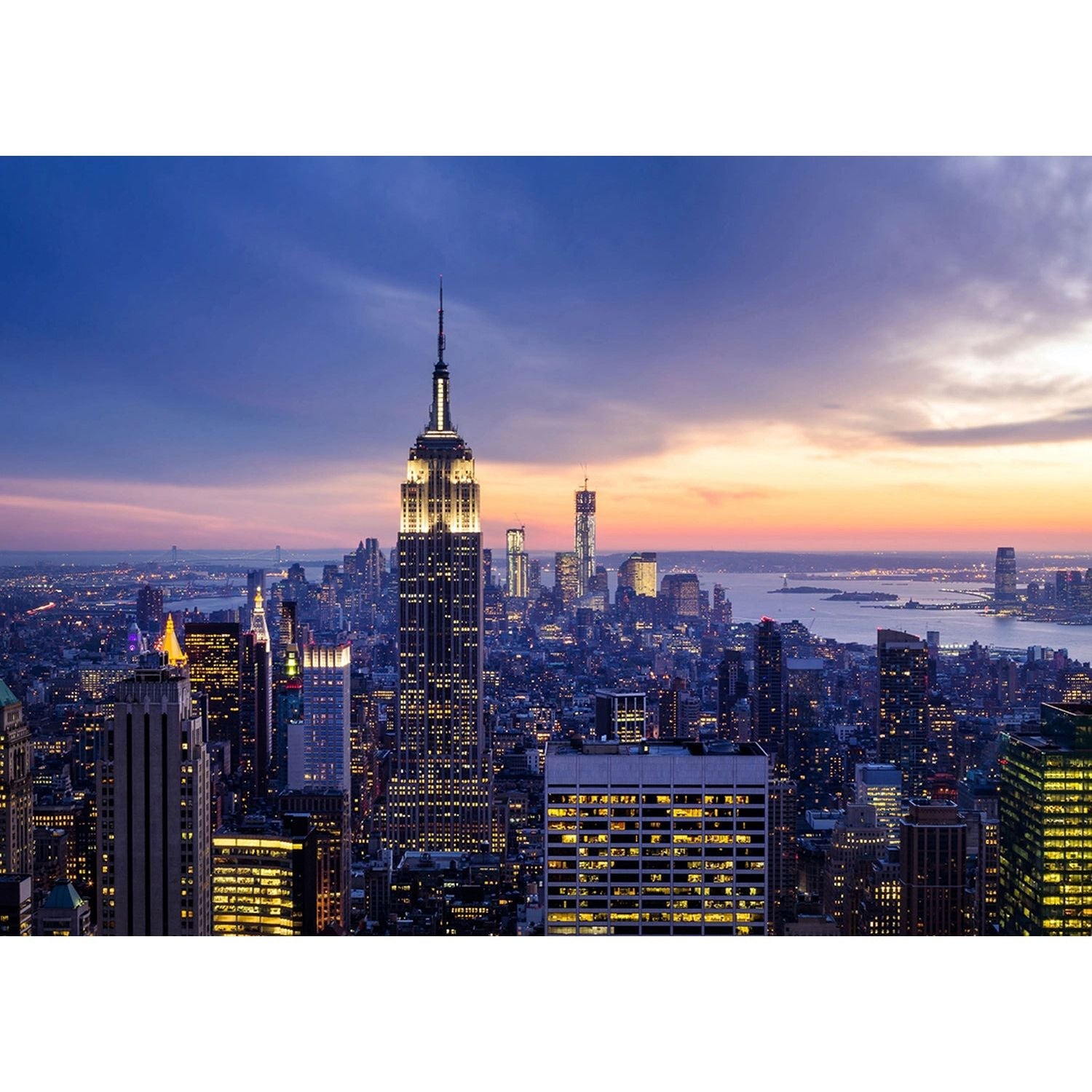 Dusk Over Manhattan: New York Skyline Wall Mural