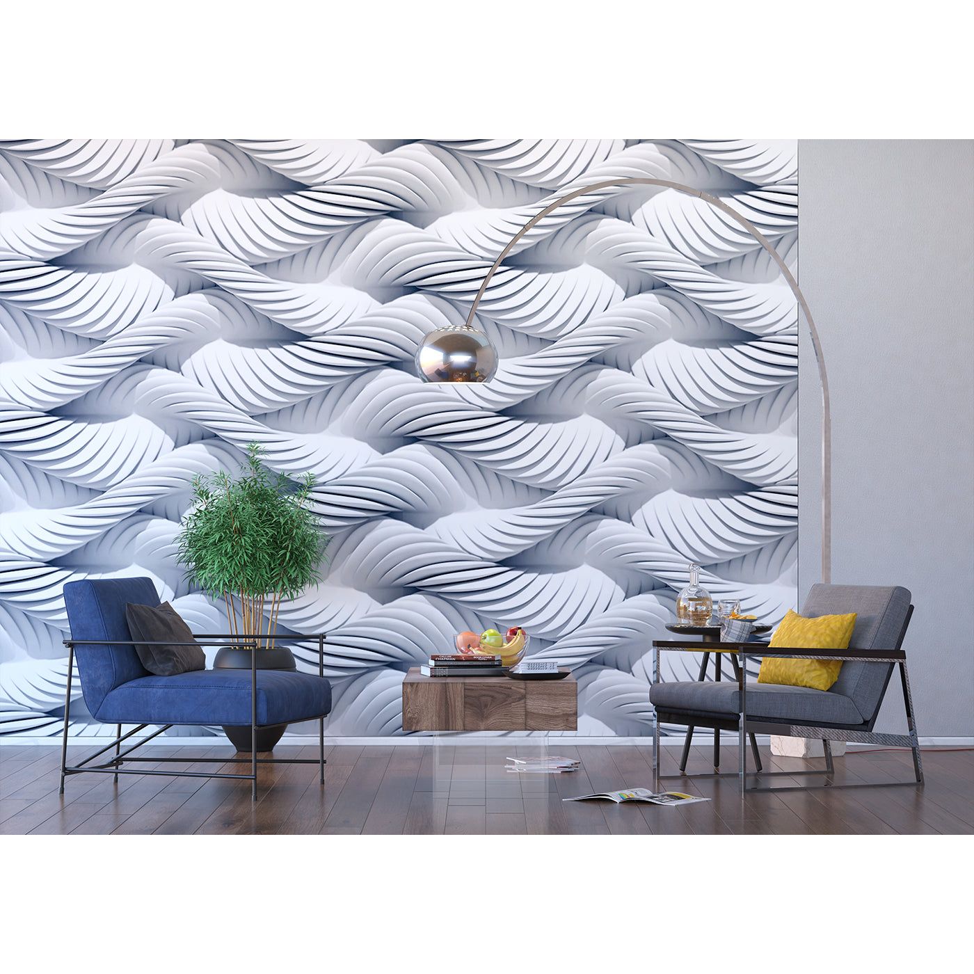 Whimsical Ripples Wall Mural