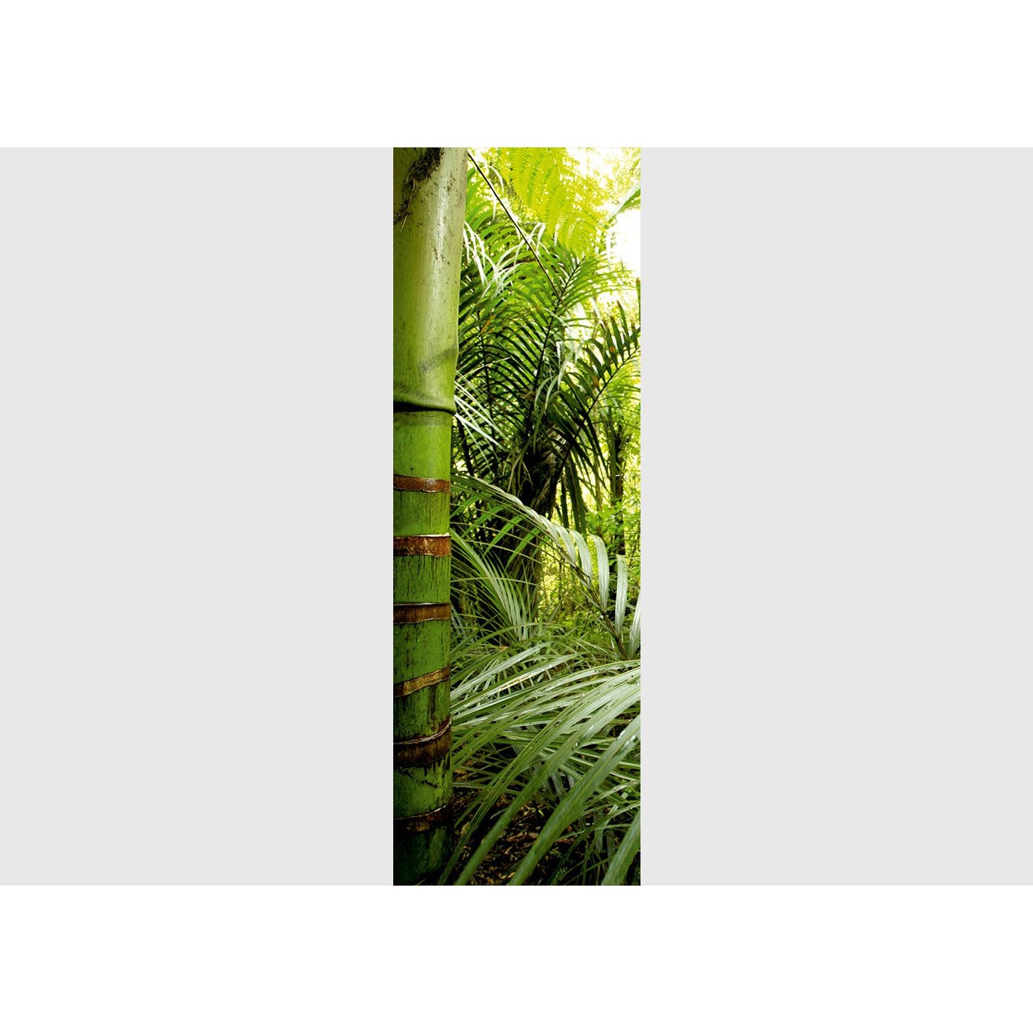 Verdant Canopy: Forest with Green Leafs Wall Mural