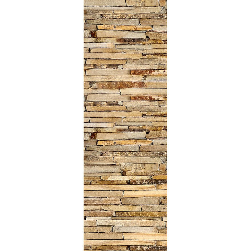 Earthen Elegance: The Rustic Stone Wall Mural