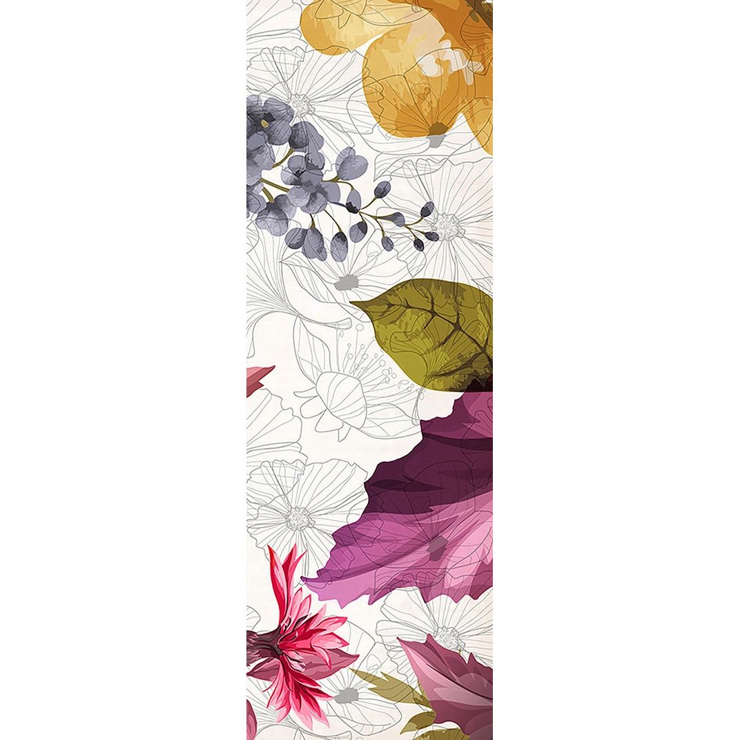 Floral Symphony: Vivid Blossoms Wall Mural