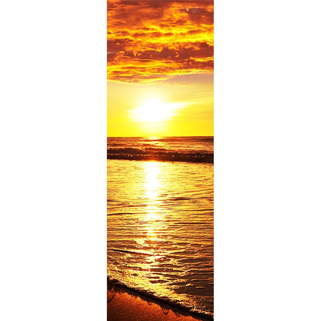 Sundown Splendor: Oceanic Sunset Wall Mural
