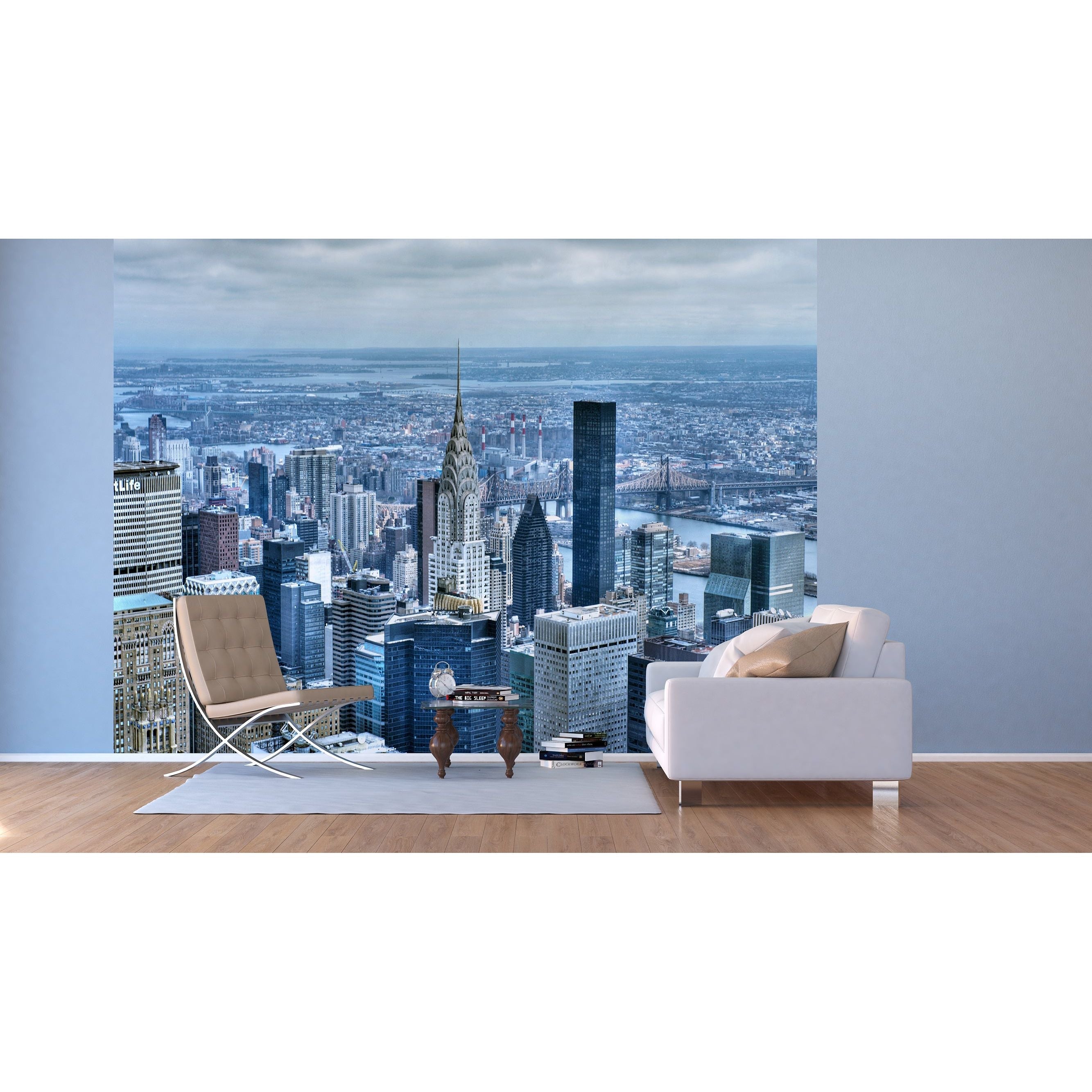 Metropolitan Majesty Wall Mural: Urban Skyline Panorama