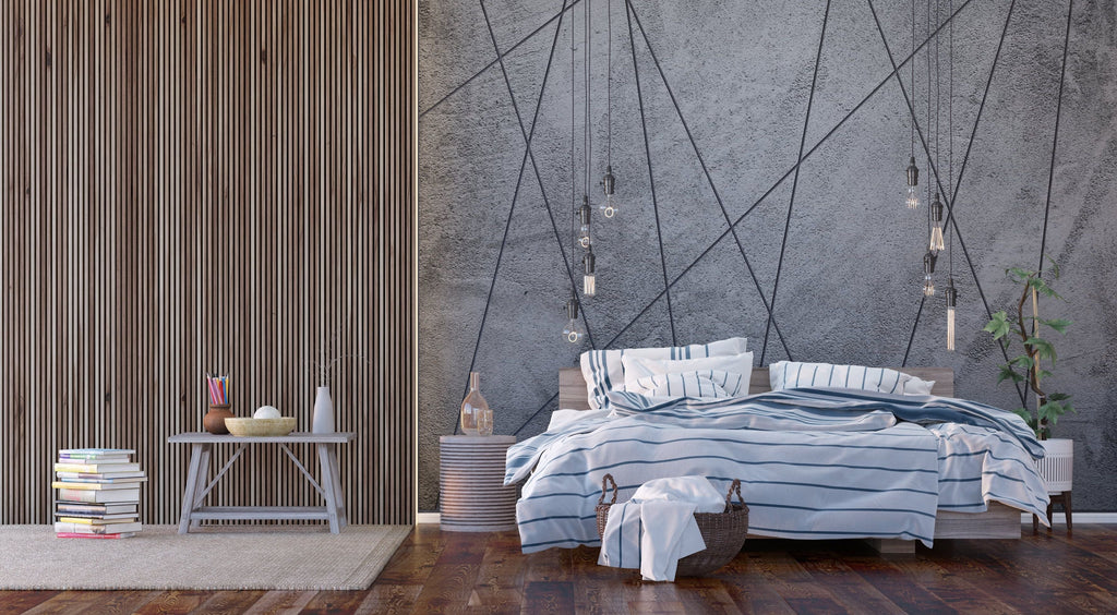 Concrete Line Wall Murals - Transform Your Space with Unique Designs