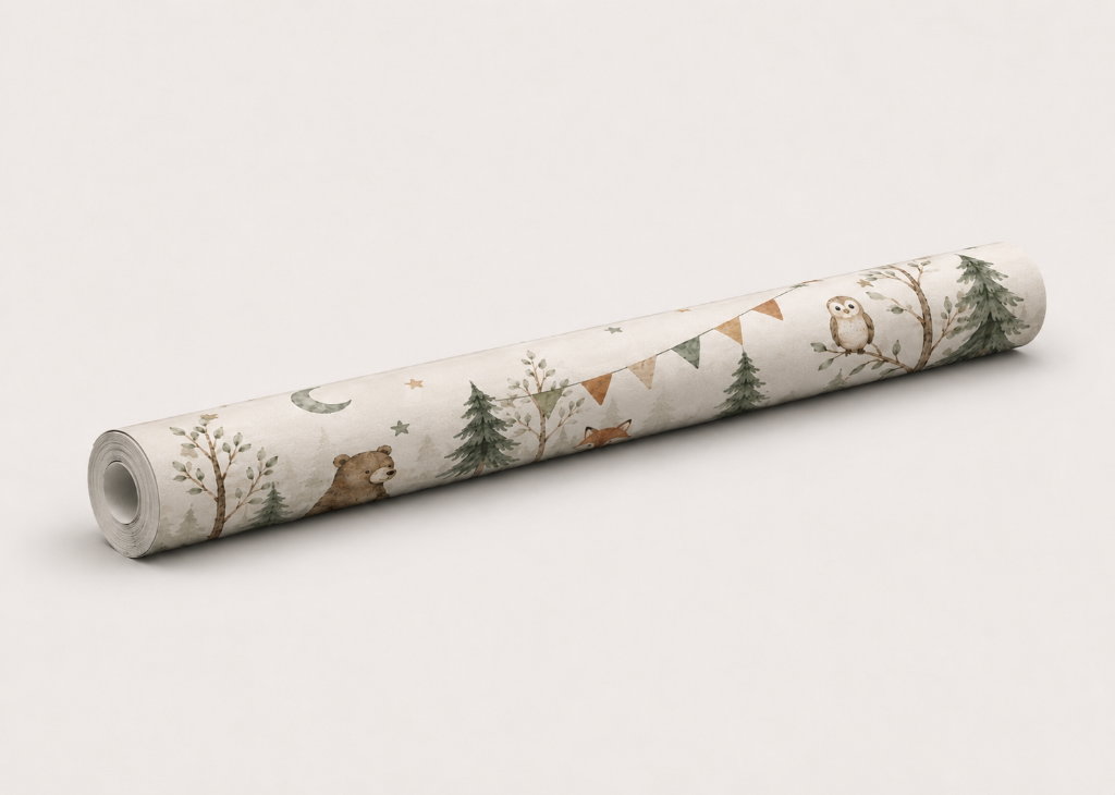 Woodland Friends - Wallpaper Roll Preview