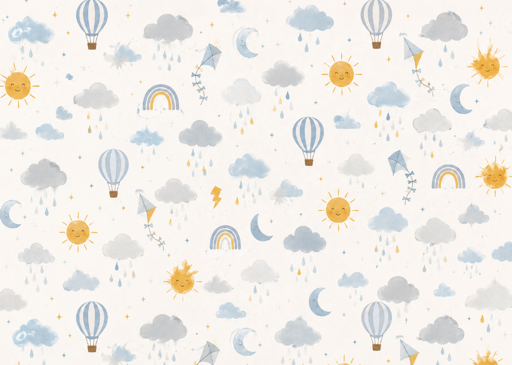 Sky Days | Boys Weather Wall Mural